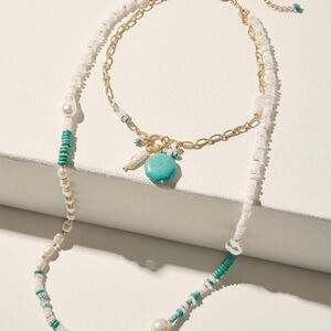 Convertible Turquoise Multistrand Necklace